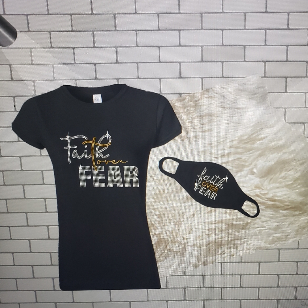 Custom rhinestone tshirt set - NWT